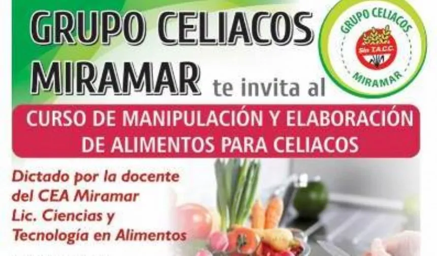 Noticias de Miramar. Curso de Manipulación y Elaboración de Alimentos para Celiacos