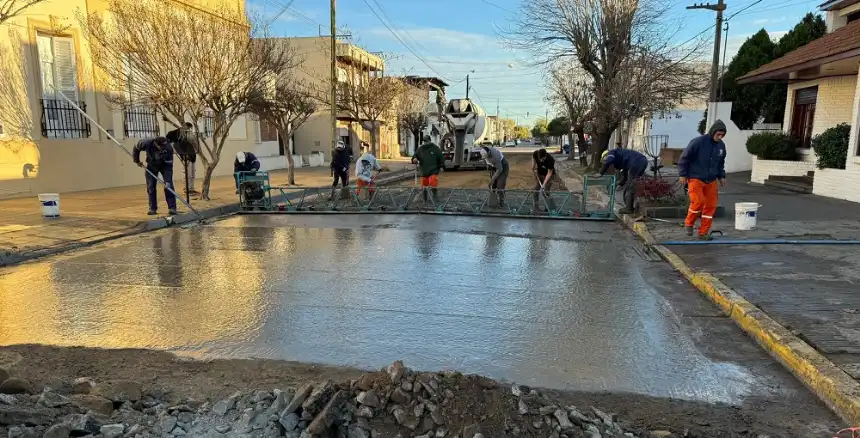 Noticias de Balcarce. Balcarce reaiza obras para el mejoramiento de calles