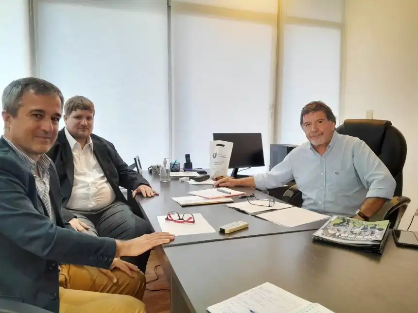 Noticias de Loberia. Barrera se reunió con Sileoni por obras educativas