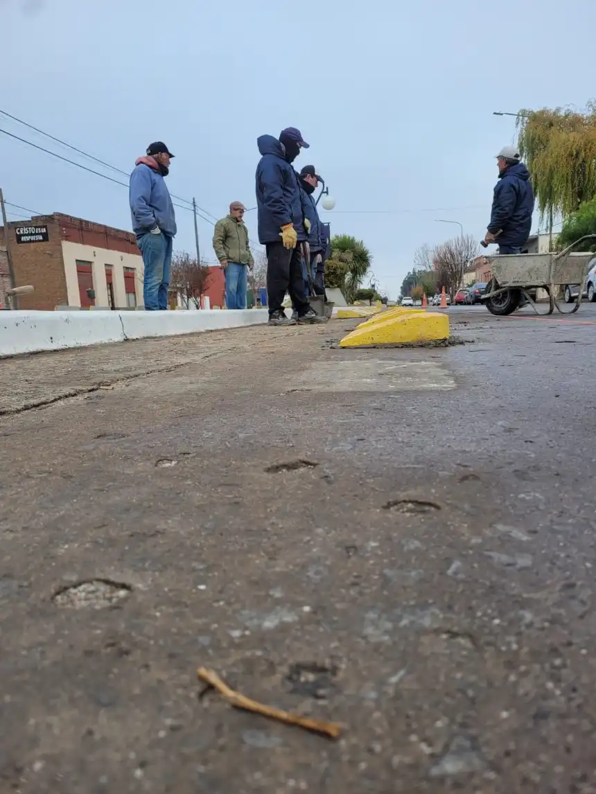 Noticias de Loberia. Ciclovía en avenida Sarmiento