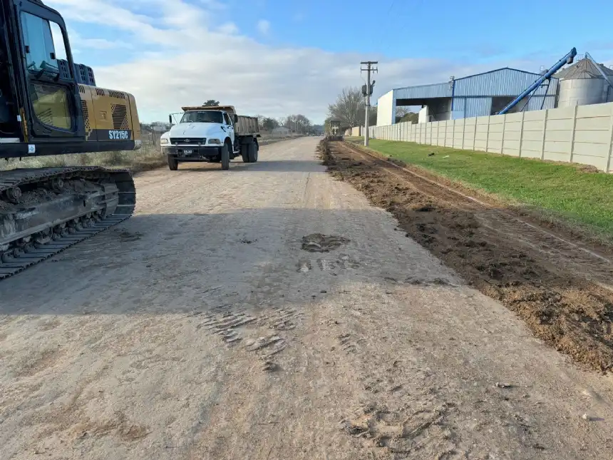 Noticias de Balcarce. Iniciaron obra de pavimentación
