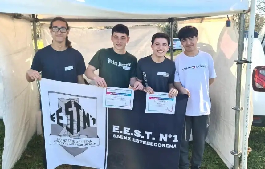 Noticias de Mar Chiquita. Alumnos de la Escuela Técnica ganaron un premio por su deshidratador solar inteligente