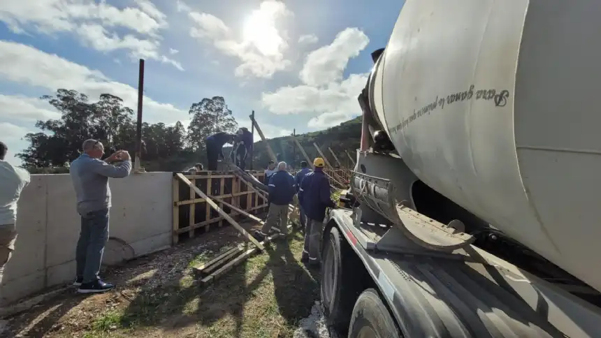 Noticias de Balcarce. Avanza la obra de infraestructura del autódromo Fangio