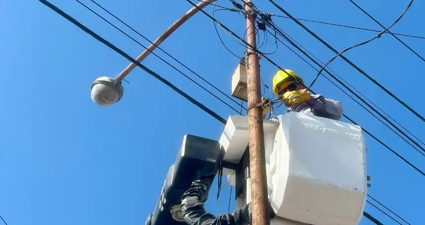 Noticias de Necochea. Cambio de más de 200 luminarias por LED