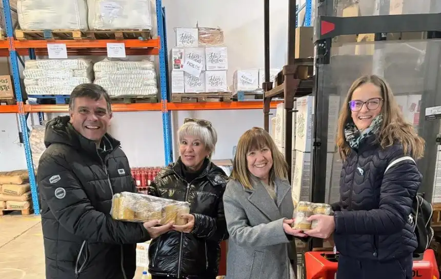 Noticias de Tandil. Donaciones con impacto social productos de El Arraigo para el hospital y el Banco de Alimentos