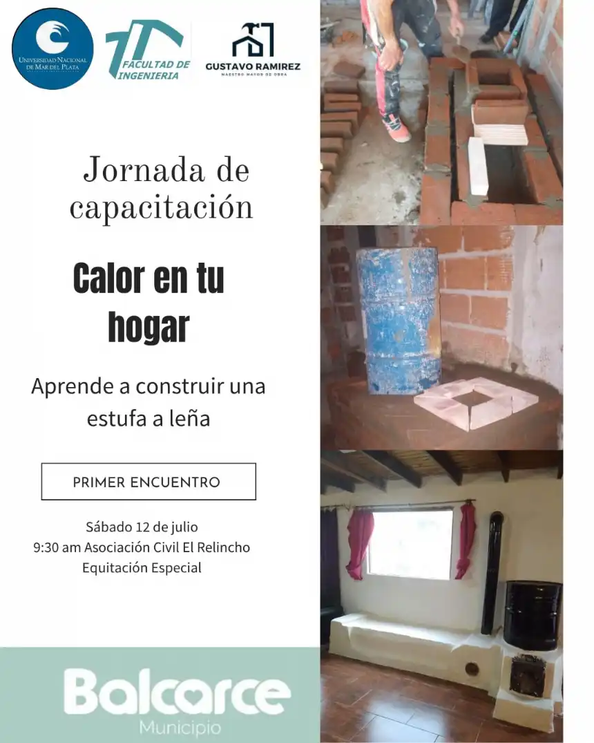 Noticias de Balcarce. Proyecto comunitario con construcción de estufas eficientes
