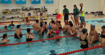 Tandil. Escuela municipal de natación: clases, fechas y seleccionados