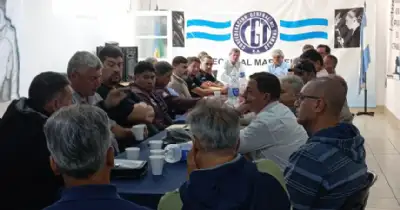 General Pueyrredon. Gremios del puerto se reunieron con el Ministro Correa