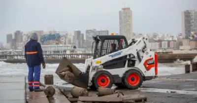 General Pueyrredon. Mar del Plata salió del alerta meteorológico y reabrieron el Paseo Dávila