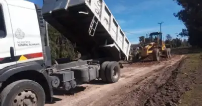 General Alvarado. Reclaman urgente reparación en Avenida Chapar de Miramar